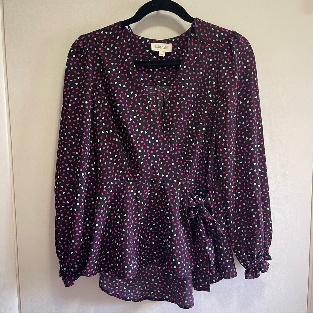 Meraki small heart blouse